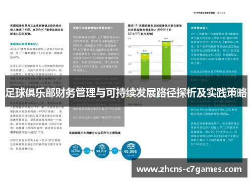 足球俱乐部财务管理与可持续发展路径探析及实践策略